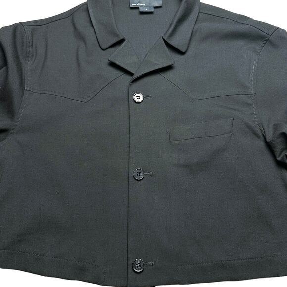ASOS Design | Men | Black Smart Cropped Light Trucker Jacket | Size Medium - Picture 7 of 12
